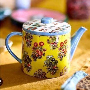 Anthropologie Ceramic Teapot